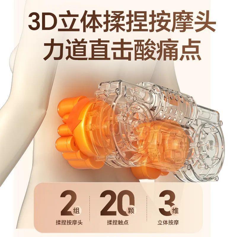 揉捏热敷颈椎肩颈腰部背部仪小方枕理疗按摩靠垫热敷理疗