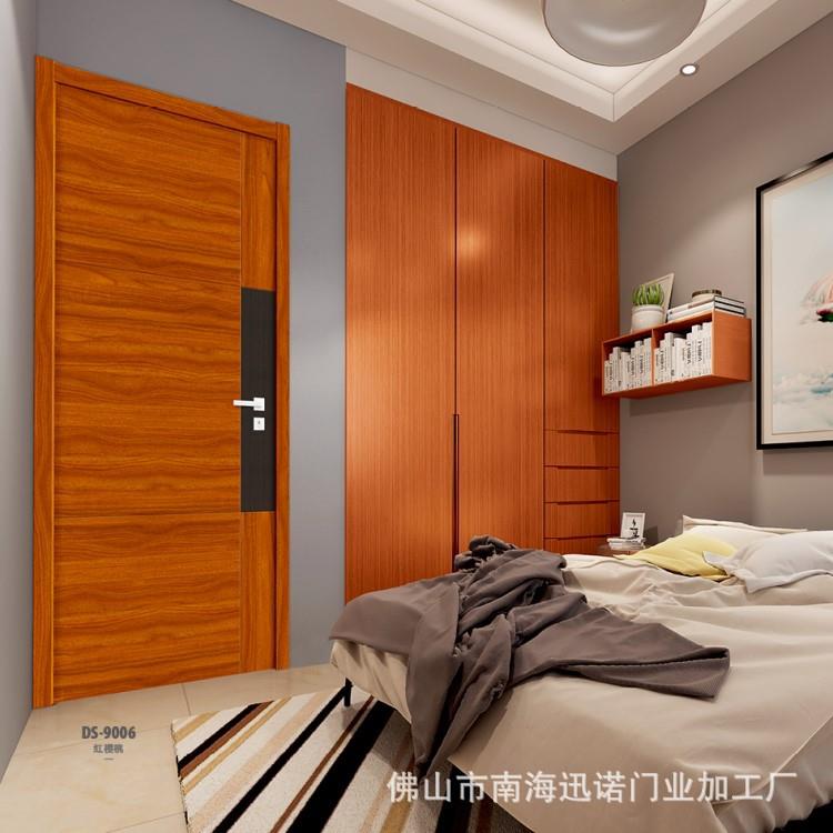 简约欧式宾馆学校隔音实木门套免漆强化生态门隐形门框平开门