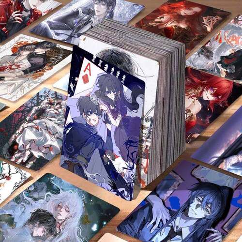 我在惊悚游戏里封神小卡塔维尔白柳周边二次元盒装高清镭射lomo卡