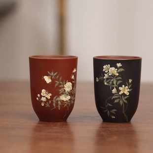 闻香杯 紫砂主人杯专用品茗杯 泡茶杯功夫茶具