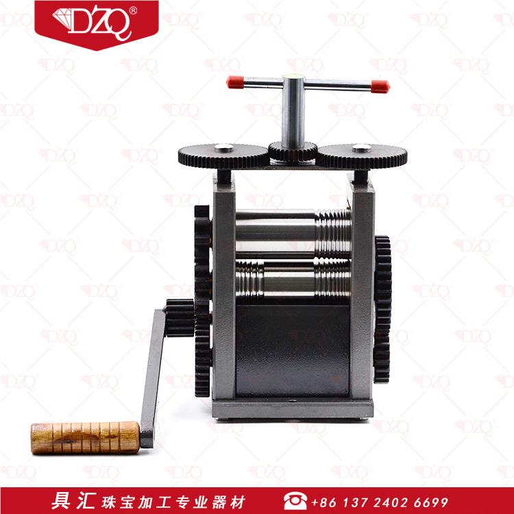 小型手滚摇压片机手压扁机压线机压IZM条机镯半圆打压机首饰金器