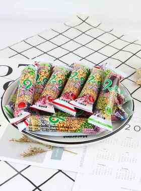 谷道仙99能量棒180g花生味谷物棒儿童蛋黄米果卷海苔味糙米卷