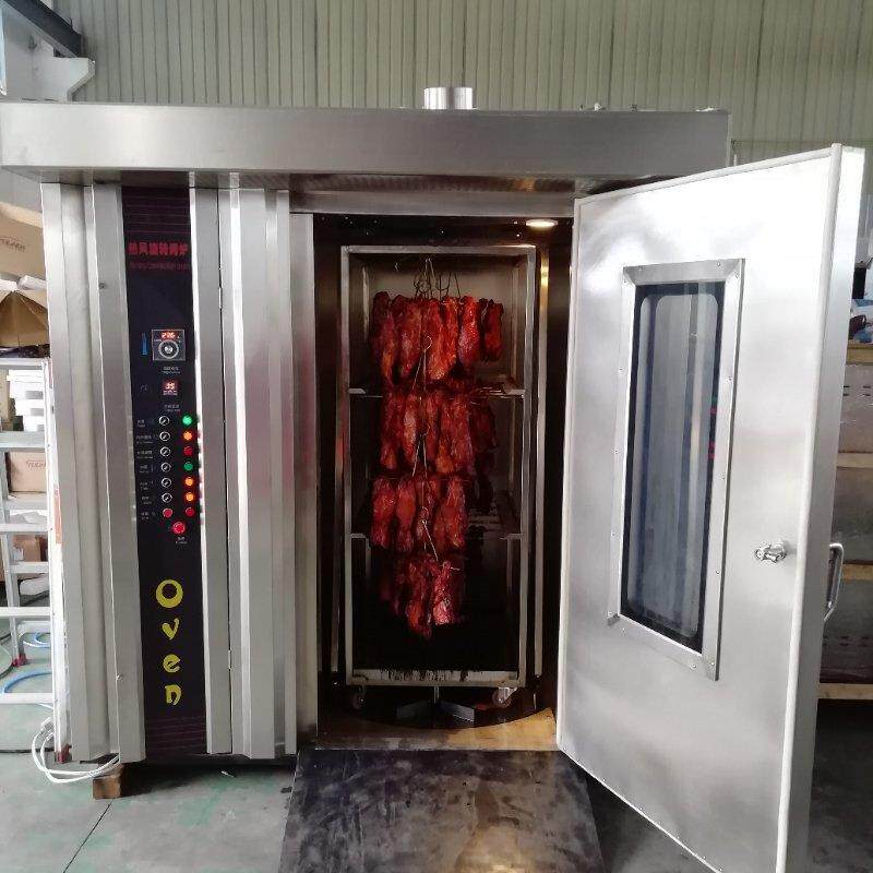 大型牛肉干烤炉 商用烤鸭炉不锈钢多功能烤禽炉 热风旋转红薯烤炉