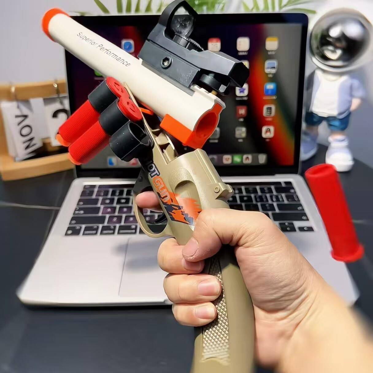 散弹喷子玩具枪高级黑科技发射器抛壳软弹枪模型送男孩生日小礼物