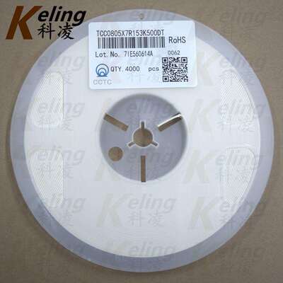 CTCC贴片电容0805封装2012153K15NF0.015UF50V1盘4000只