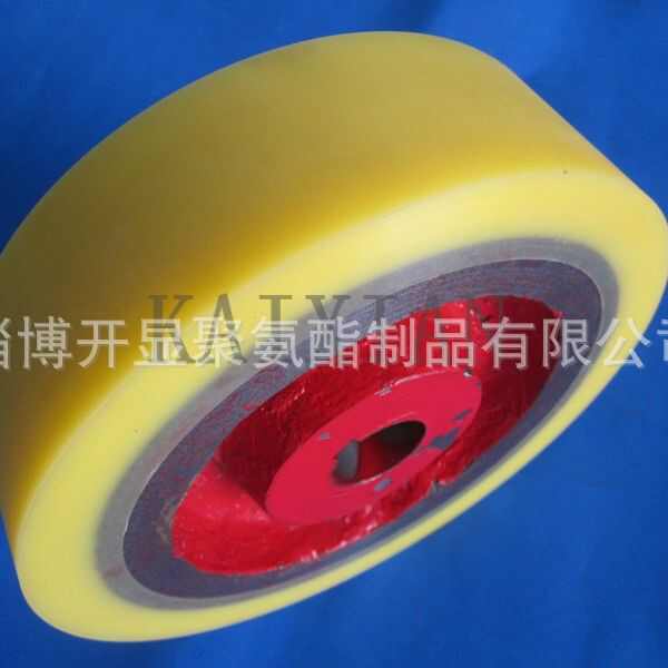 供应坚固耐用聚氨酯轮托轮 包胶轮 铸铁聚氨酯包胶轮