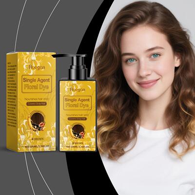 HOEGOA Brown Hair Dye - Gentle Ingredients Nourish and Softe