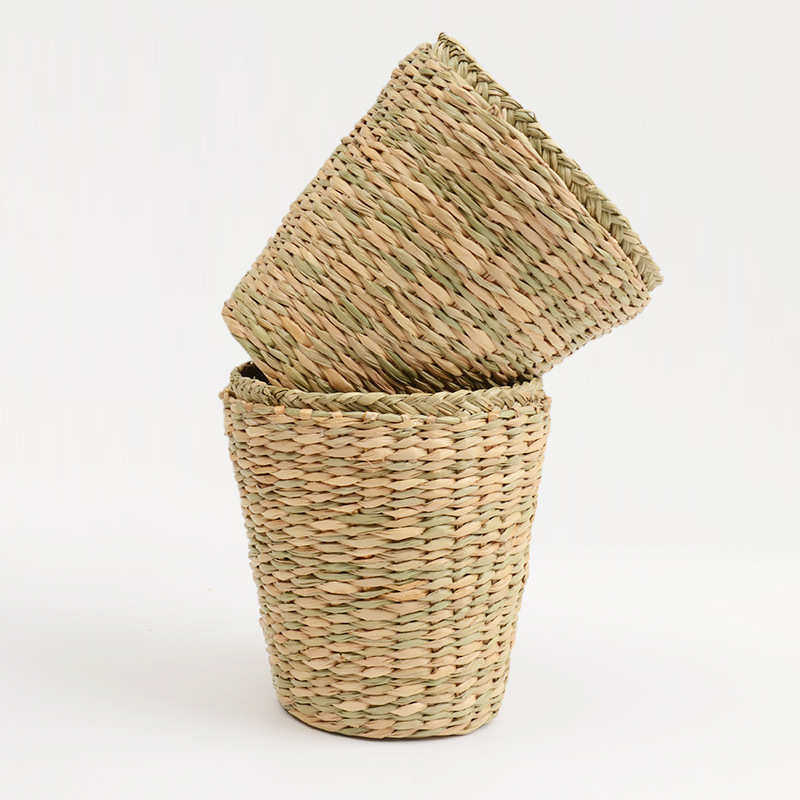 家用海草手工编织篮进口天然海草杂物收纳篮花盆储物篮家居摆件,收纳整理,其他收纳篮,淘宝优惠券,粉丝福利购,淘宝优惠卷