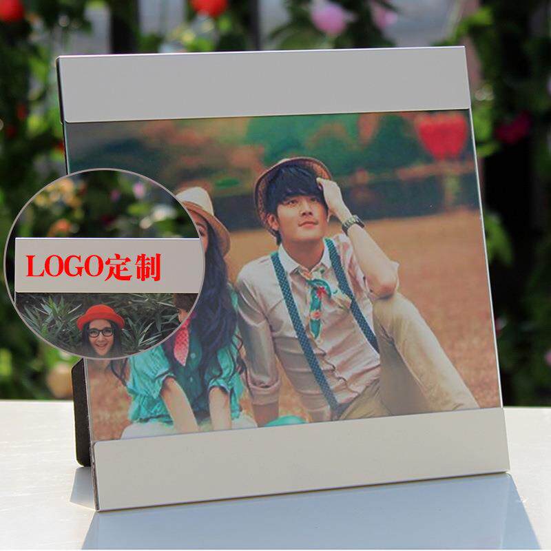 金属铝合金相框56寸7寸8寸10寸婚纱照摆台厂家礼品diy