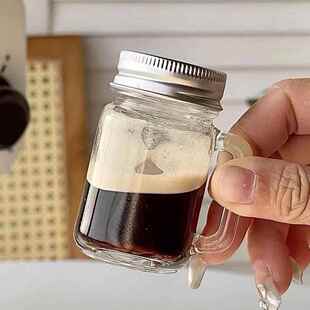 Mini Mason Jar For Jam Honey Portable Leakproof Coffee Milk