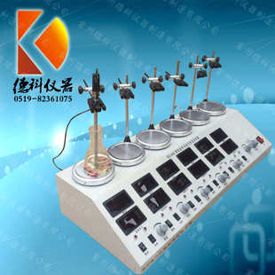 数显测速磁力搅拌器 数显恒温磁力搅拌器 6多头磁力加热搅拌器