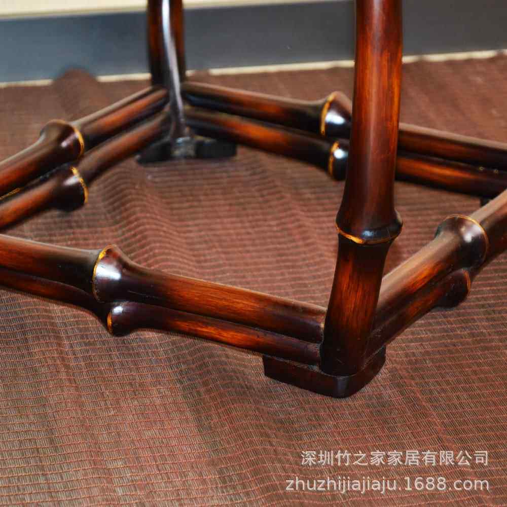 筇竹中式圈椅休家具竹子茶椅竹筇竹椅家居闲编椅凳椅ZZJALJJ2子竹