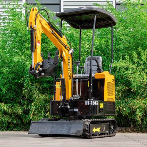 头工厂碎家用型挖掘机 室内源拆除路面HT15-KS破机 1.5T微型履带