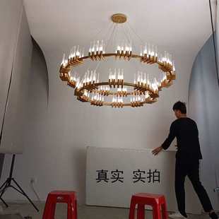 饭店包厢吊灯酒店大堂会所宴会厅餐厅灯售楼部沙盘灯新中式水晶灯