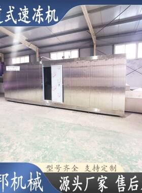 虾仁贝类板式冻机调理食品隧道式网带速冻机汤圆快速冷冻设备