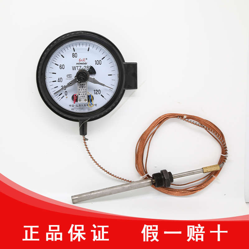 红旗仪表厂家直销WTZ-288电接点压力式温度计温度电子开关电压220