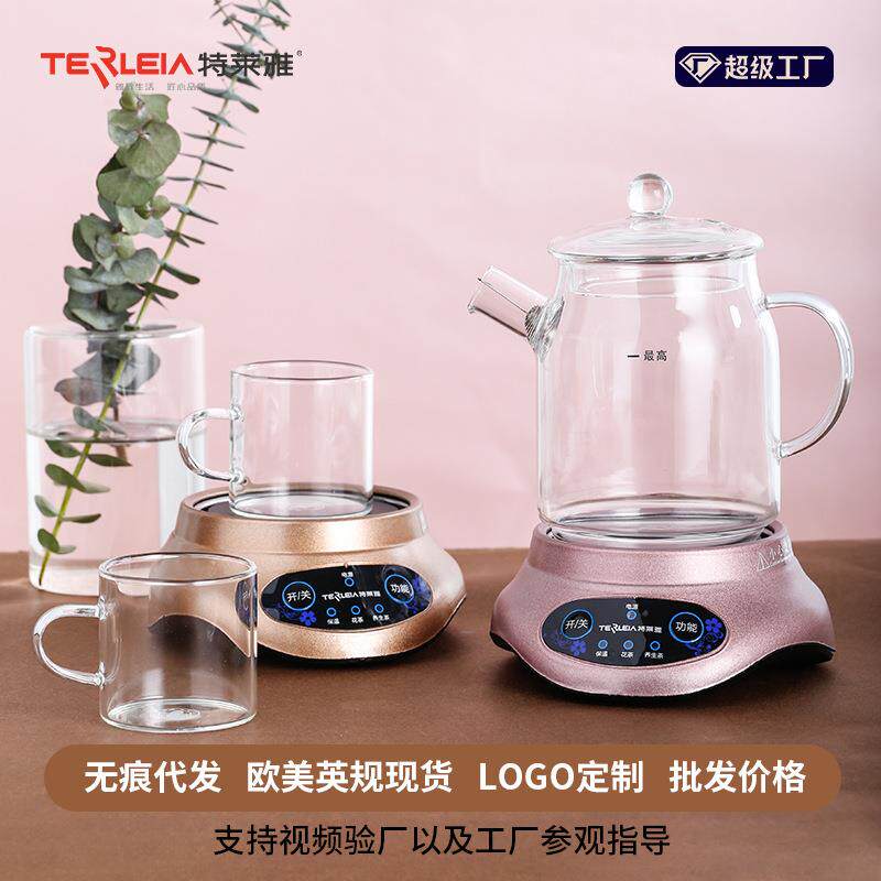 特莱雅玻璃养生壶迷你煎药壶花茶壶小青柑煮茶器全自动陈皮