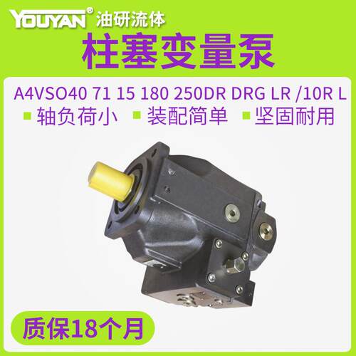 A4VSO71液压125变量40柱塞泵180DRG/250LR/10R-PPB13NOO代rexroth