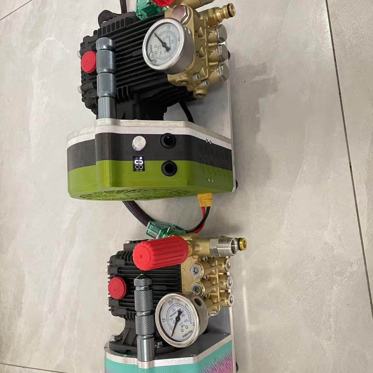 大功率锂电洗车机家电清洗机无刷马达DIY多功能清洗机21-48v