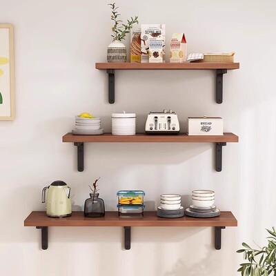 Wall-mounted shelves, single-tier wall shelf, multi-level cr