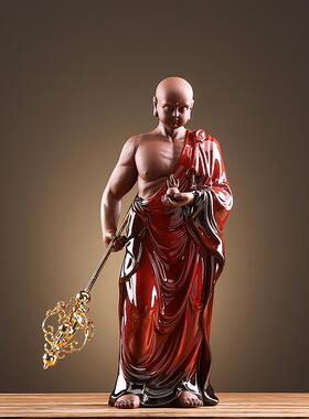 正品中式地藏菩奉萨居家办王公堂室玄关寺庙佛陶瓷佛像供摆件