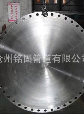 化工1管道用国0标不锈钢3FCR04法兰盖大直径法盲板兰DN80PN6