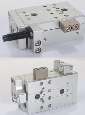 AirTac/亚德客气动对称型精密滑台气缸HLQL6 8 12 16X10 20-S-A-S