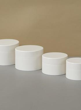 gggg光面大白瓶膏霜瓶双层PP磨砂膏霜盒面霜乳液分装瓶定制