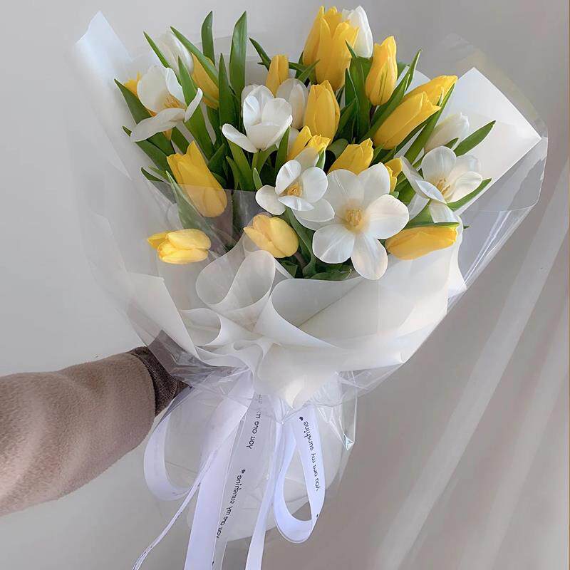 进口郁金香混搭花束杭州鲜花同城速递女友生日配送订花店上门爱人