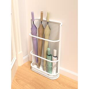 雨伞收纳架家用门口极窄伞架置物架放伞筒商用进门沥水伞桶雨伞架