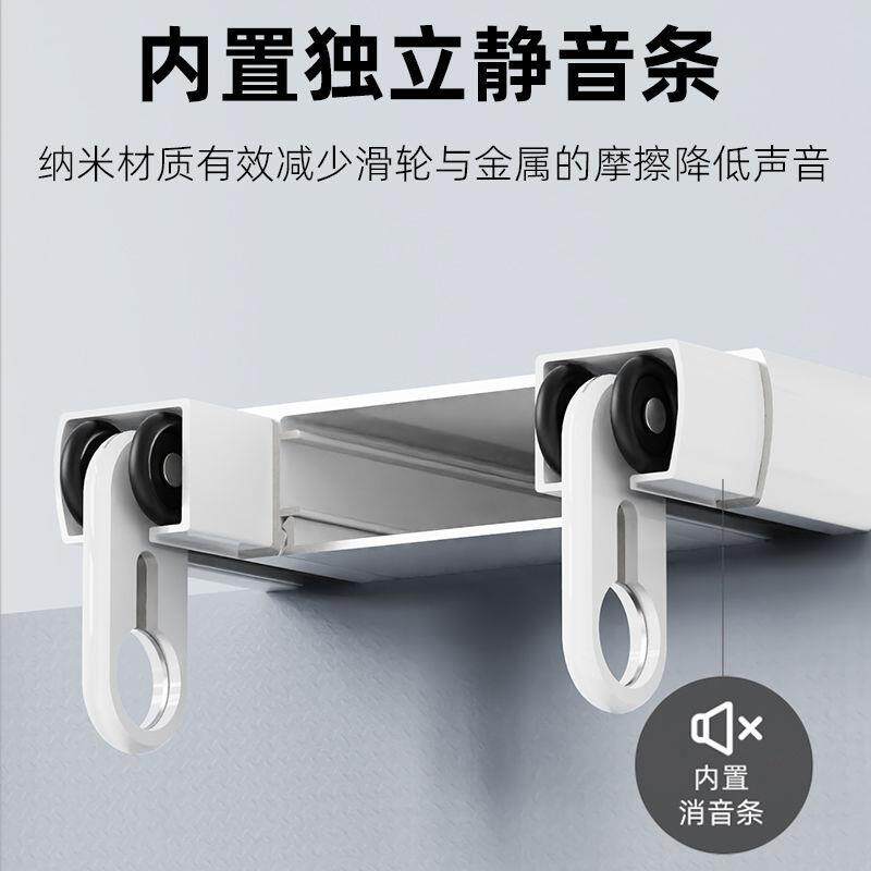 窗帘轨铝合金2合FTD02道新款铝金吊顶滑道4厂家直销