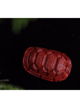 非洲小叶檀手把件血檀木44857雕乌龟壳汽车件紫随身把玩物挂件