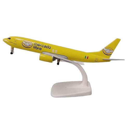 严选20cm B737墨西哥航空飞机模型起落架可拆卸带轮子静态摆件