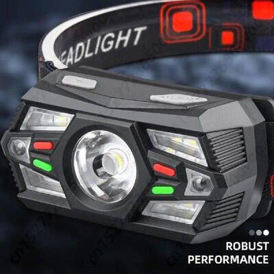 LED Induction Headlamp Motion Sensor Super Bright Headlight