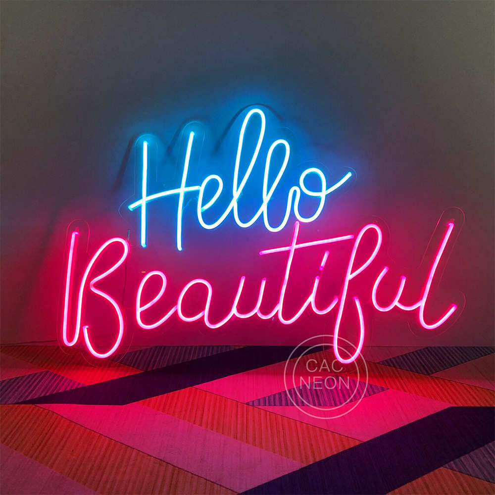 外贸工厂led霓虹灯灯带发光字酒吧字母灯网红墙logo装饰造型灯牌