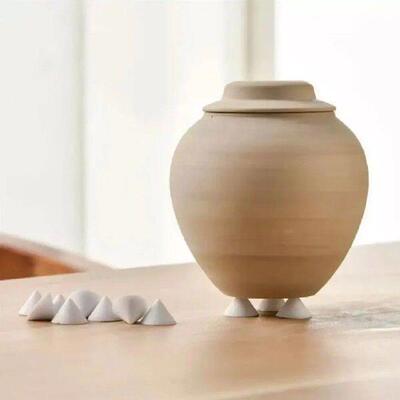 10pcs Pottery Tools Ceramic White Moveable Nails Refractory