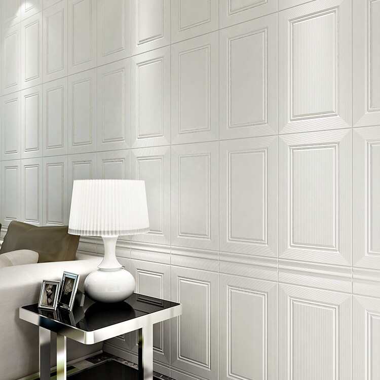 饰墙裙粘贴防泡沫立体防水壁纸墙纸贴纸围3d撞墙护墙板软包装墙自