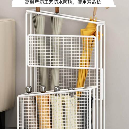 雨伞收纳架大容量伞架雨伞置物架商用家用雨伞桶门口沥水架放置架