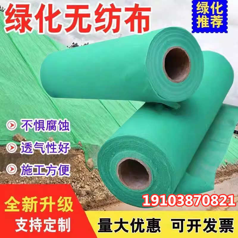 护坡种草绿化无纺布边坡绿化农用透气种植覆盖膜工地绿网工程用