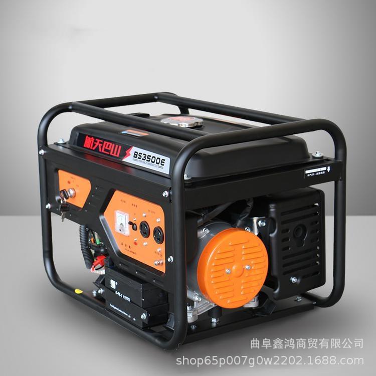 3kw220v框架式汽油8kw发电机油家庭备汽油用发机电户外带设备汽发