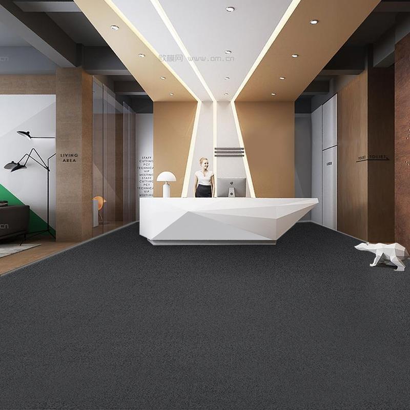 地毯办公室灰色整卷满铺公司店商面用纯色06756759整铺大积程酒工