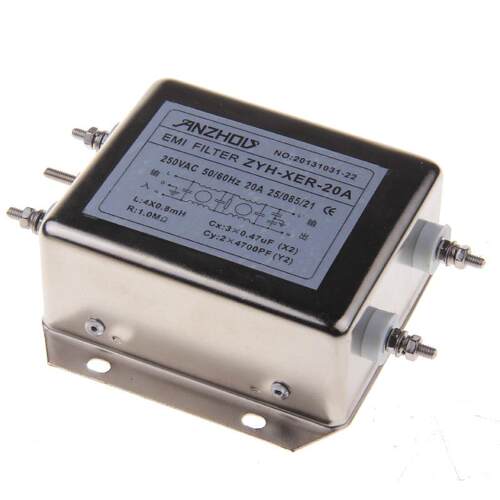 ZYH-XER-20A 20A 250V 单相高性能滤波器 伺服电机专用滤波器