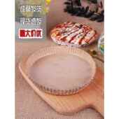 披萨面包纸盘烘烤一次性涂层披萨纸盘耐高温小披萨纸盘6英寸