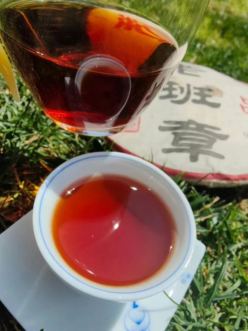 极品2006年老班章古树普洱熟茶饼高品质老熟茶收藏级别357克一片 普洱茶 BUASHOP普洱老茶