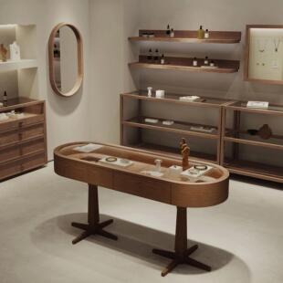 首饰中岛柜展示架戒指项炼手表展柜橱窗陈列珠宝展示道具陈列柜子