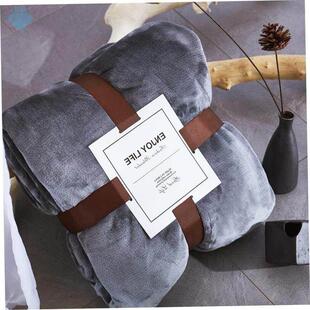 Thick Flannel Coral Fleece 小毛毯 Blanket Knee Plain