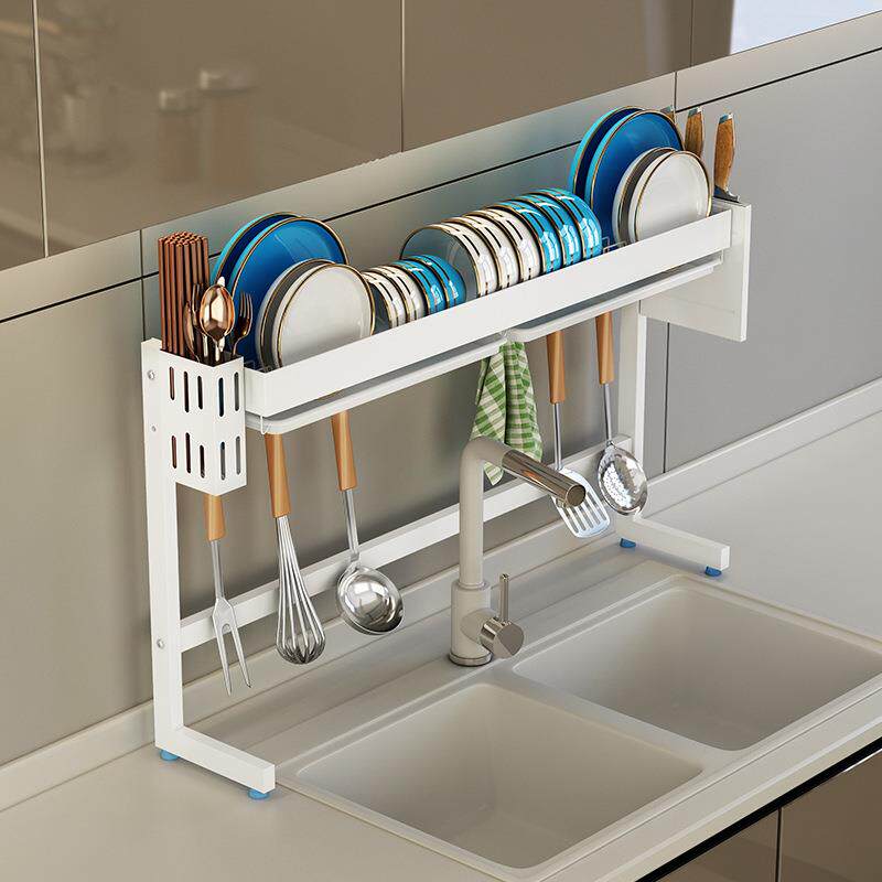 厨房水槽置物架304不锈钢碗架窗台沥水架极窄洗碗池边碗碟收纳架