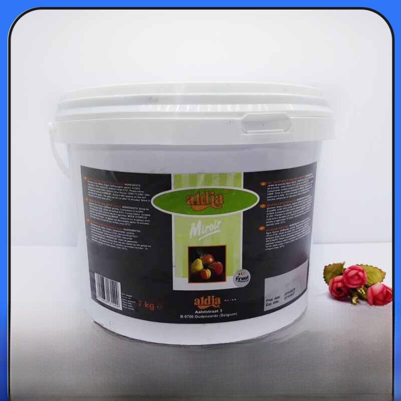 包邮比利时爱迪亚果味果酱冷用透明果膏镜面果胶500g淋面西点慕斯