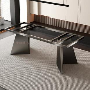 奢石桌腿大理石餐桌脚支架岩板茶台底座不锈钢桌架高端桌脚桌子腿