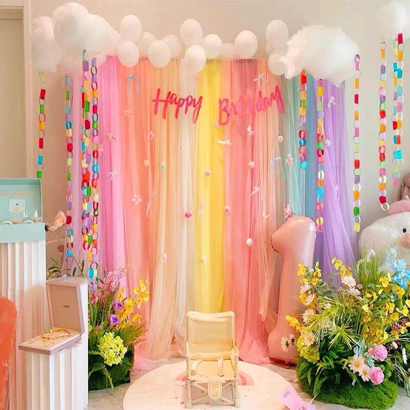 绿色纱幔纱布布料幼儿园纱网仙女汉服薄纱面料婚庆婚礼网纱背景布